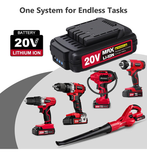 Batería Recargable De Iones De Litio De 20 V Max 1.5 Ah Con