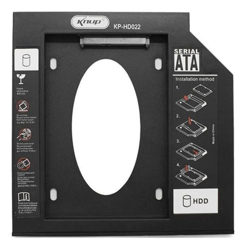 Adaptador Caddy 12,7 Hd Ssd Para Notebook Drive 12.7mm Hd022