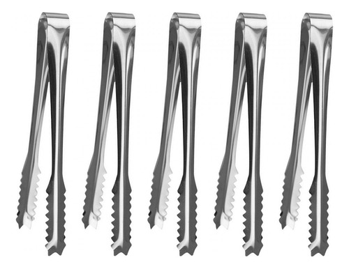 2 Durable Stainless Steel Kitchen Tongs Set For 2 Pcs