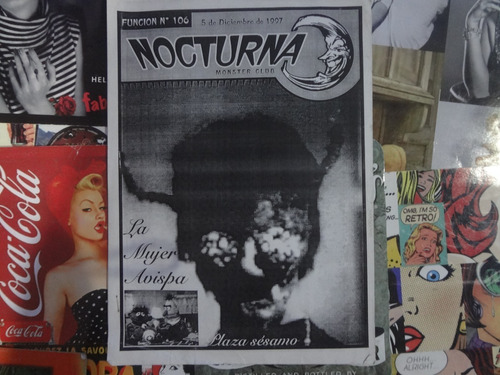 Revista Nocturna Moster Club 1997 Funcion 106 De Coleccion