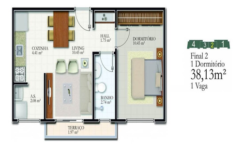 Imagem 16 de 20 de Apartamento - Venda - Aviacao - Praia Grande - Rgv886