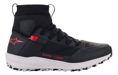 Tenis Alpinestars Speedforce Preto/branco/vermelho 40 Br