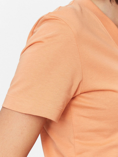 Polera Monologo Slim V-neck Naranja Calvin Klein