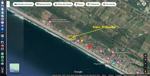 Terreno Frente Al Mar En Puerto Arista, Chiapas