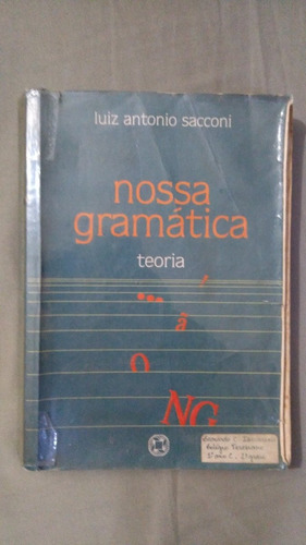 Livro Nossa Gramática - Teoria - Luiz Antonio Sacconi