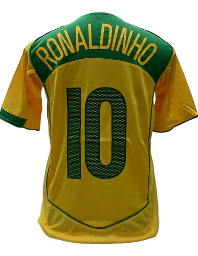 Camiseta Ronaldinho Brasil 2006 Retro Envio Inmediato 