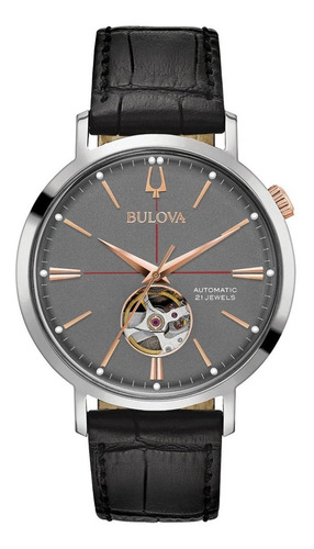 Reloj Bulova Aero Jet Mecánico Original Hombre Time Square