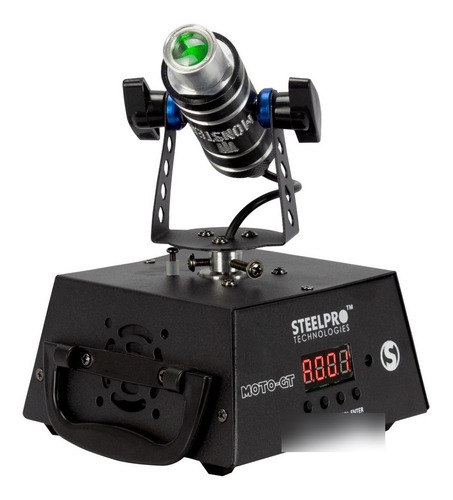 Imagen 1 de 7 de Steelpro - Laser Verde 80mw - Motorizado - Dmx - Moto-gt