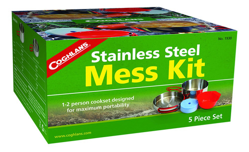 Coghlans 1930 Set Utensilios Acero Inoxidable/stainless Stee