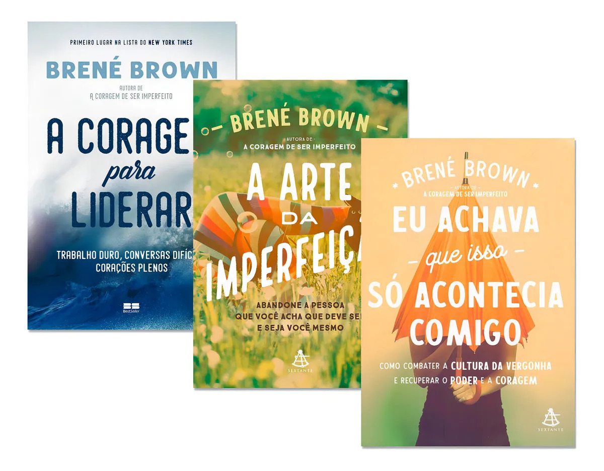 A Coragem Para Liderar, A Arte da Imperfeição, Eu Achava que Isso só Acontecia Comigo: De Brown, Brené. Série Autoajuda Editora Best Seller Ltda, Capa Mole, Edição 1 Em Português, 2019