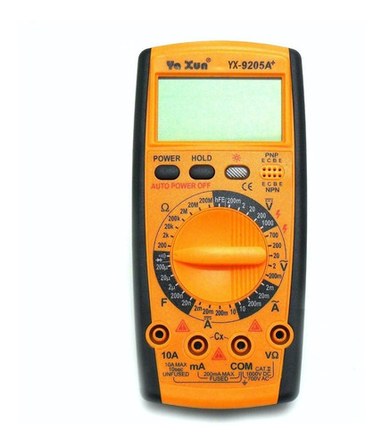Tester Digital Yaxun Yx-9205a+ Multimetro Medidor Voltaje