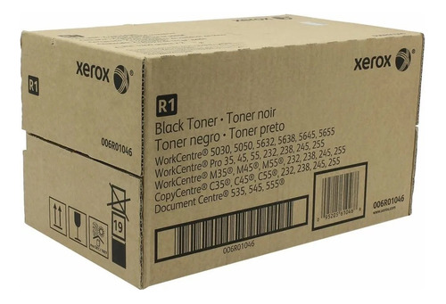 Toner Xerox 006r01046 Bk Wc5030 5050 M35 C35 C45 C55 Dc535