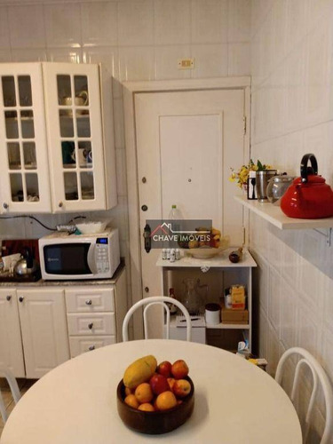 Imagem 12 de 26 de Apartamento Com 3 Dormitórios À Venda, 126 M² Por R$ 450.000,00 - Embaré - Santos/sp - Ap3152