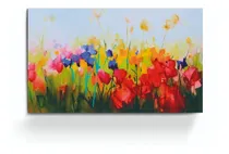 Comprar Cuadros Murales 60x100 Moderno Abstracto Flores Decoracion