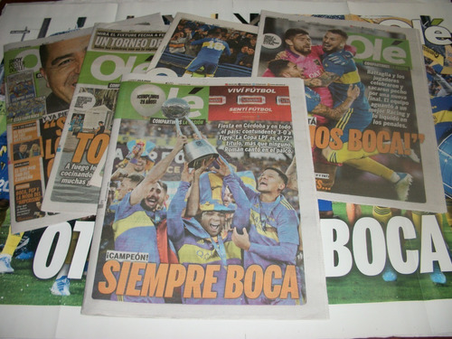 Boca Campeon Copa Liga Profesional 2022 Con P/ - Lote (Usado)