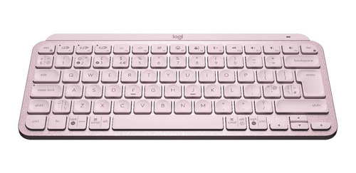 Teclado Logitech Mx Mini Bluetooth Rosa Inalambrico 