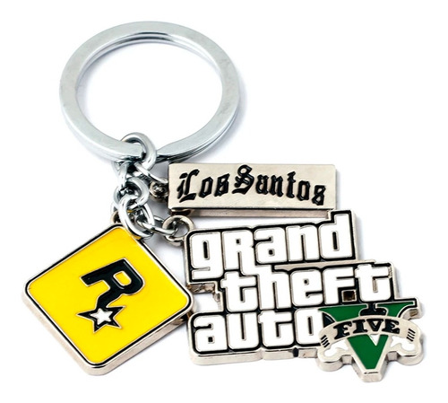 Llavero De Grand Theft Auto V - Viedojuego - Gaming 