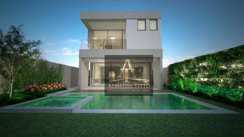 New Ville, Santana De Parnaíba. Linda Casa Com Projeto Moderno, Em Fase De Construção - Confira! - Ca2396