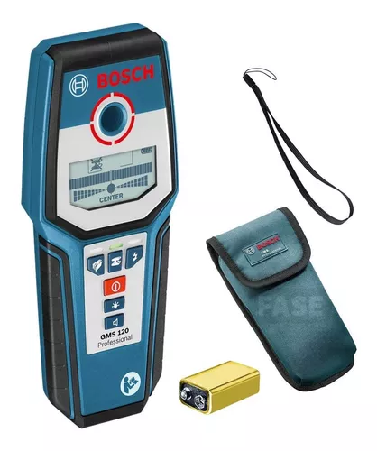 Detector De Metales Cable Madera Bosch Digital En Pared