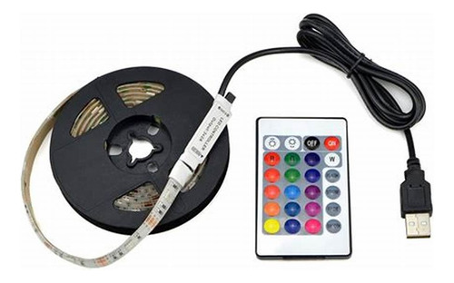 Cinta Rgb Tira Led Usb Para Tv, Pc+ Control Remoto