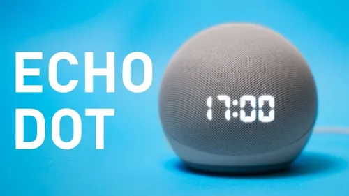 Echo Dot 4ta con reloj + foco -  Alexa en Ecuador