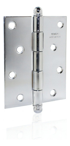 Dobradiça Aço Cromado 4 X 3 Portas De Abrir 1 Un R4552
