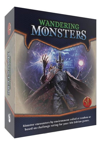 Juego De Cartas Nord Games Wandering Monsters 5e Rpg Con 300