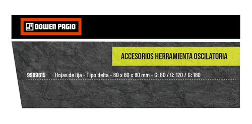 Imagen 2 de 4 de Hoja De Lija Tipo Delta Dowen Pagio 9999815