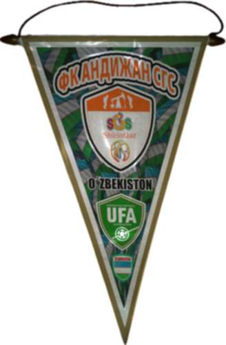 Banderin 37cm Full Color Futbol Uzbekistan Elegir Equipo Fk Andijan Sgs Fk Andijan Sgs