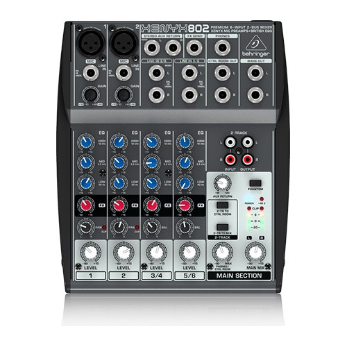 Mezclador Mixer Xenyx Behringer 802 + Envío Express