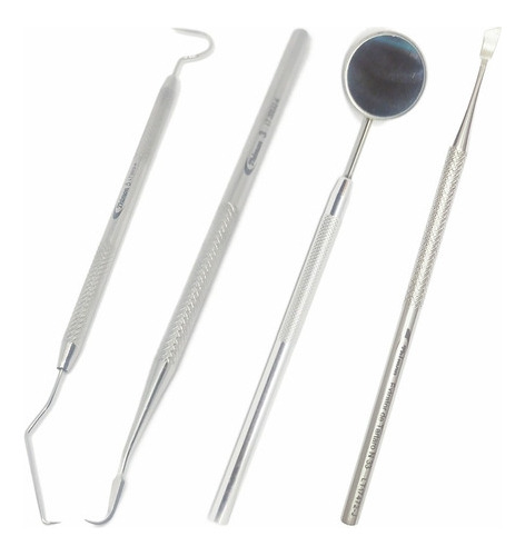 Kit De Limpeza Tártaro Dental Com Extrator Tartaro N° 33