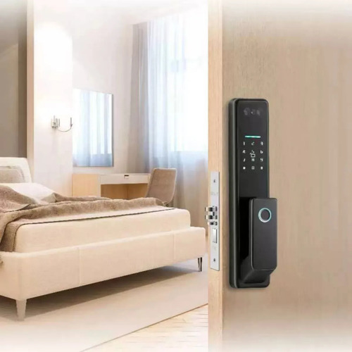 Fechadura Touch Smart Wifi Biométrica App Tuya Português Voz