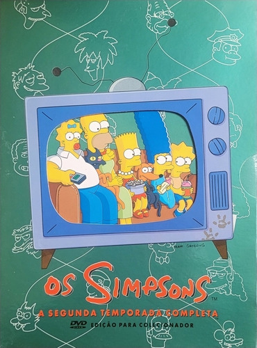 Dvd Os Simpsons - Segunda Temporada Edição Colecionador 