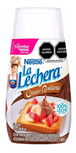 Leche Condensada Nestlé La Lechera Sirve Fácil Choco Avellana 325g