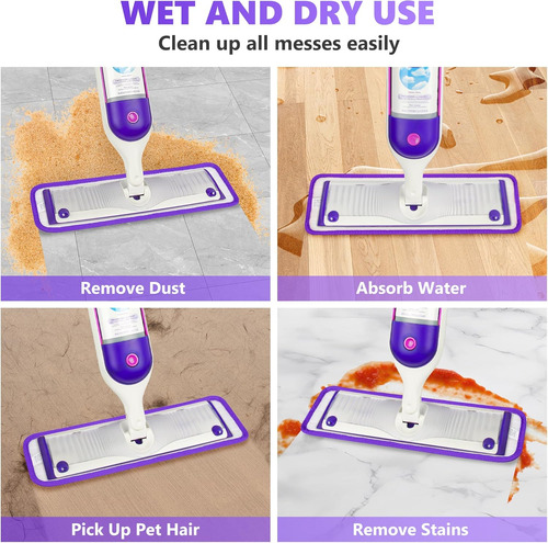 Paquete De 6 Almohadillas Reutilizables Swiffer Para Mopa El
