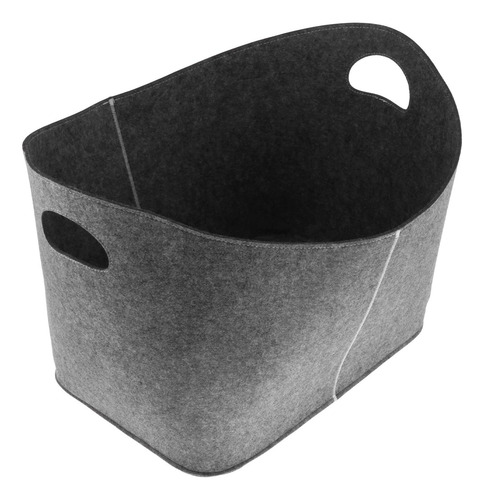 Organizador De Estantes Cesta De Almacenamiento Gris Oscuro