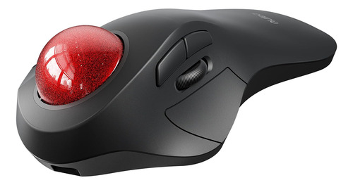 Ratón Trackball Nulea Bluetooth, Usb, 1600 Dpi, Negro