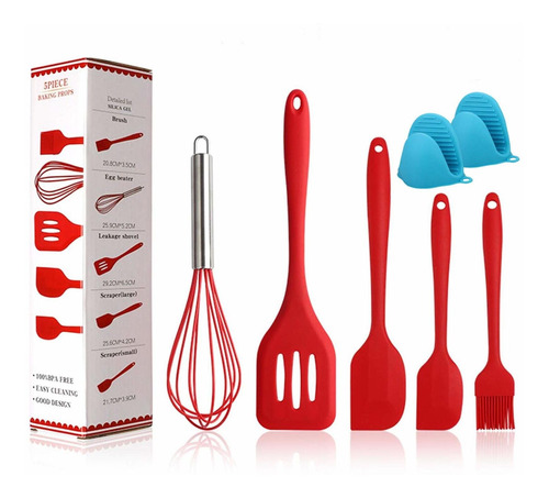 Juego De Utensilios De Cocina De Silicona Para Cocina, ...