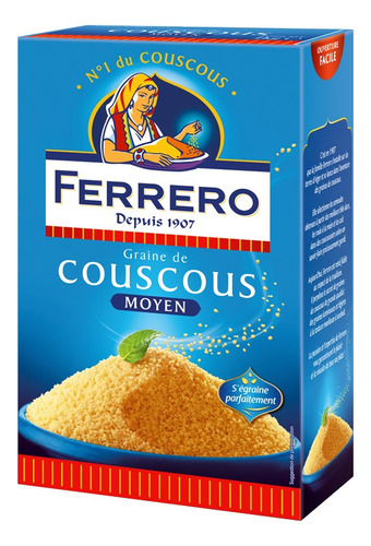 Couscous 500g Ferrero Origen Francia Pack X4