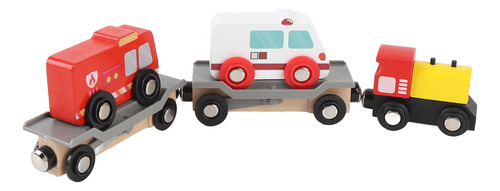 Toy Railway Kit, Juego De VĂas De Tren De Madera, Coordinaci