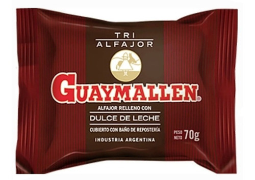 Alfajor Guaymallen Triple (pack X 10u) Barata La Golosineria