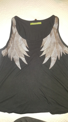 Hermosa Musculosa Bordada Rapsodia