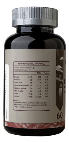 Fnl Shiitake Apoya Sistema Inmune 60 Capsulas