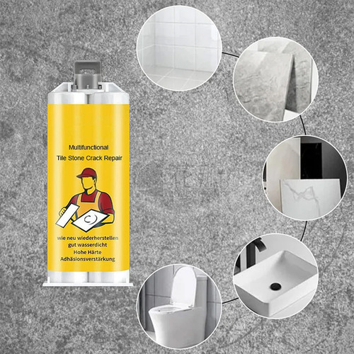 Kit Multifuncional De Reparación De Grietas En Baldosas