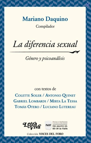 Mariano Daquino (compilador) - La Diferencia Sexual- Libro