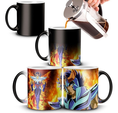 Taza Mágica Saint Seiya Ikki De Fenix Caballeros Zodiaco