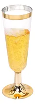 Comprar I00000 Flautas De Champán De Oro 50 Pack, Copas De Champán D