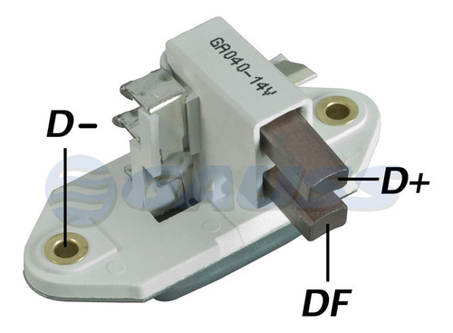 Regulador De Alternador Volkswagen Gol Mitsubishi 97/ 85a. T