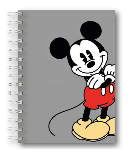 Cuaderno Mickey Mouse + Separador. 100 Hojas. 1 Materia.