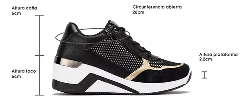 Tenis Mujer Zapatos Dama Casual Deportiva-lujo Cómodos Weide